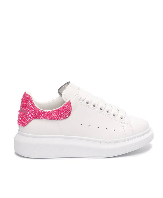 ALEXANDER MCQUEEN CON STRASS ROSA
